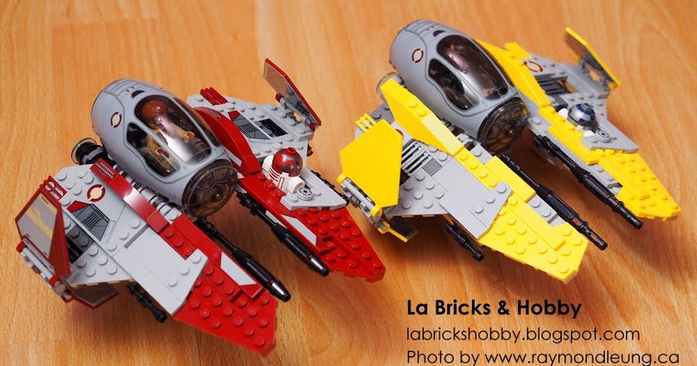 LEGO Star Wars 75038 Anakin/'s Jed Interceptor /& 75135 Obi-Wan/'s Jedi Interceptor