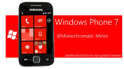 WP7-Monochromatic 3.8 mod pack (S-ROM) for Samsung galaxy y
