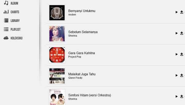 Top Chart Musik Indonesia