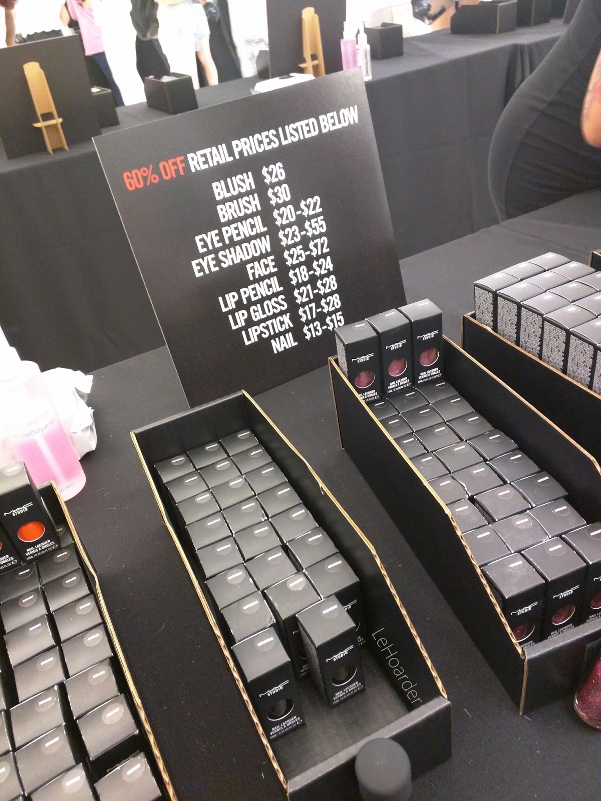 nyc day with mini me mac sample sale haul le hoarder mac sample sale