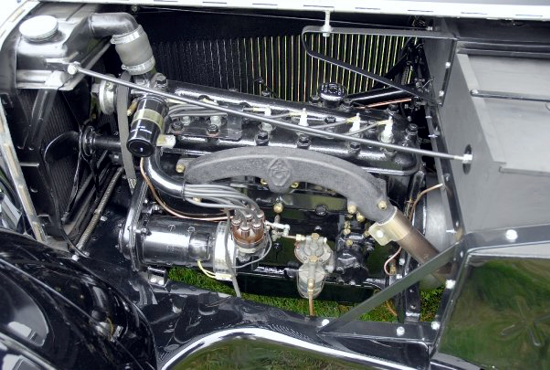 S.S. 1 car (Jaguar 1932) - engine