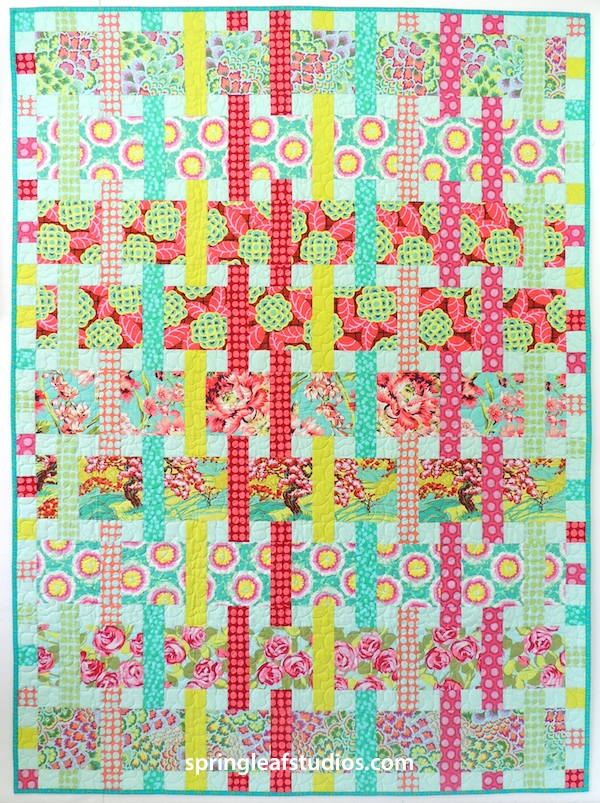 Interweave quilt pattern with Amy Butler