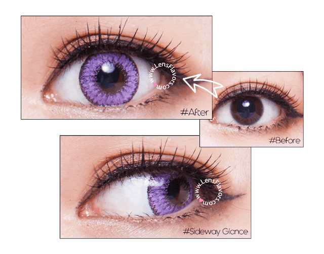 eos fairy violet before after