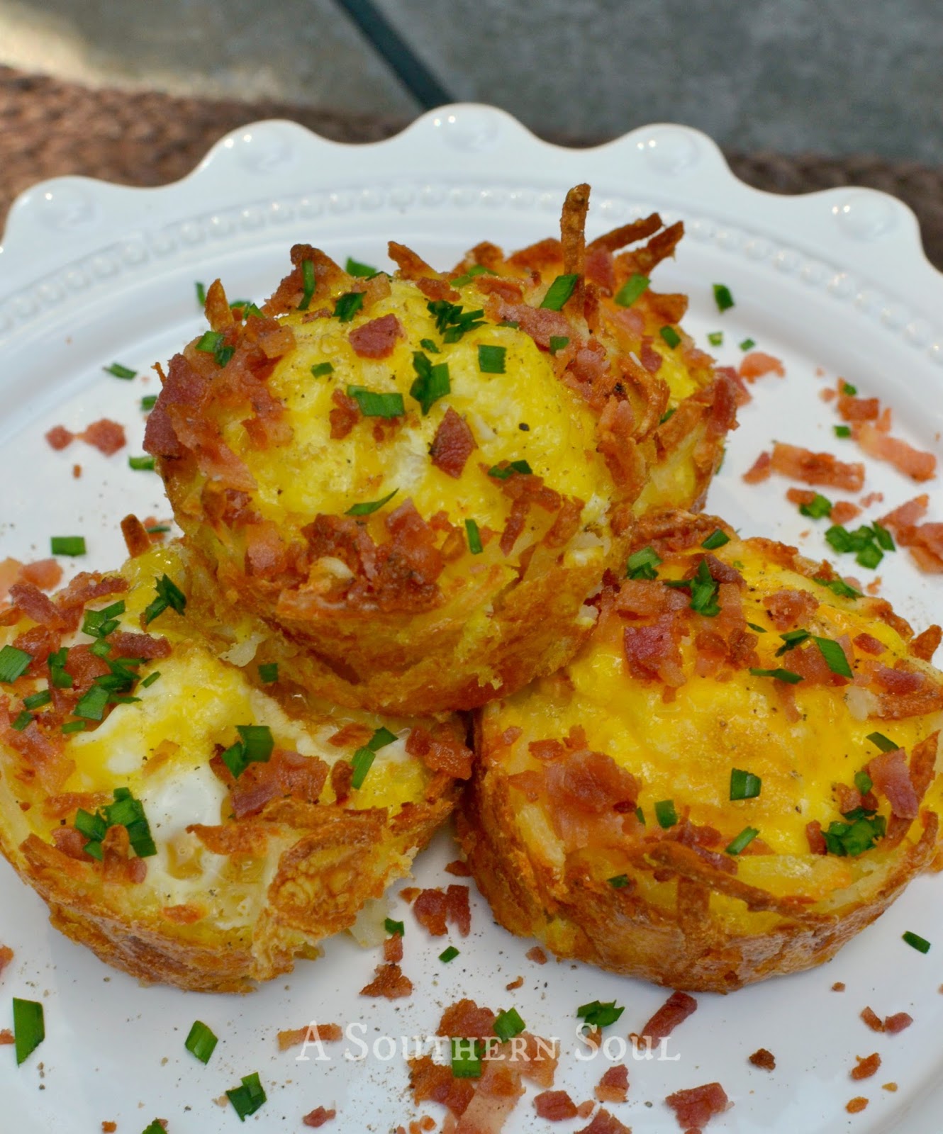 Bacon & Egg Hash Brown Nests Cookbook Giveaway A Southern Soul