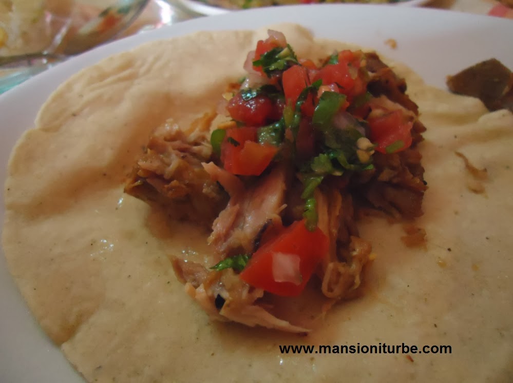 Carnitas tacos are delicious