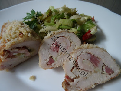 Rolada z kurczaka pieczona Rolada z kurczaka pieczona