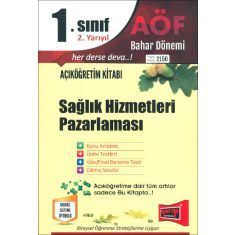 Yargı Açıköğretim 1.Sınıf 2.Yarıyıl Sağlık Hizmetleri Pazarlaması Kod:2150 Yargı Açıköğretim 1.Sınıf 2.Yarıyıl Sağlık Hizmetleri Pazarlaması Kod:2150