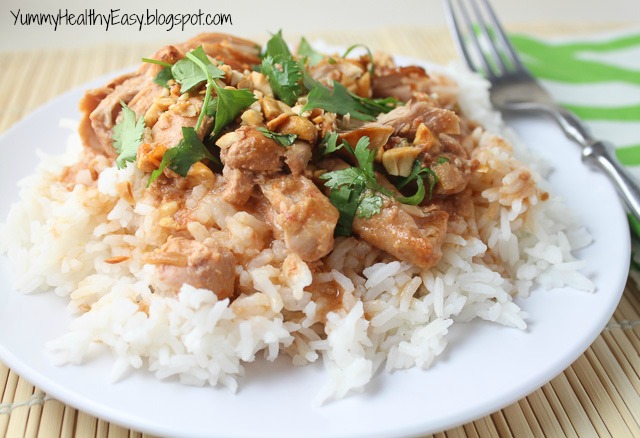 Easy Slow Cooker Thai Chicken