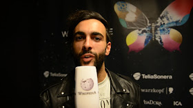 Marco Mengoni in a presentation video for his hit single and Eurovision Song Contest entry, L'essenziale