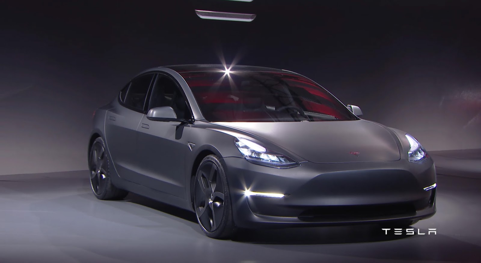 La belleza de un Tesla Model 3