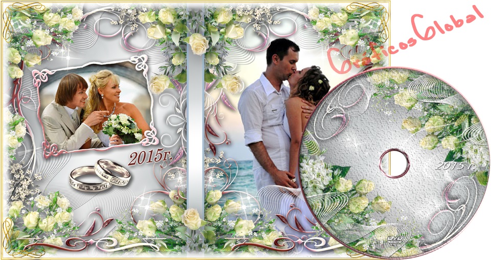 portada dvd matrimonio Plantilla psd ideal para crear portada MATRIMONIO