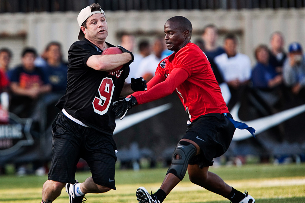 Dan Krauss Photo Blog Celebrity Flag Football for ESPN the Magazine