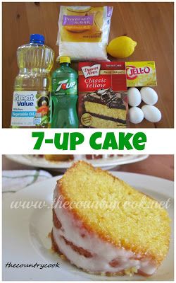 Easy Lemon 7-Up Cake!