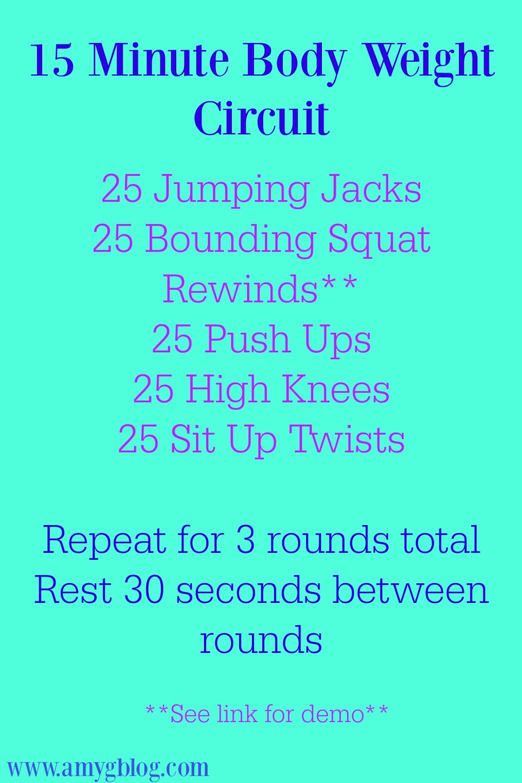 15 Minute Bodyweight Circuit - Amy's Balancing Act