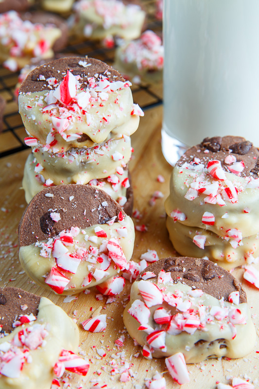 Peppermint Triple Chocolate Shortbread Peppermint Triple Chocolate Shortbread
