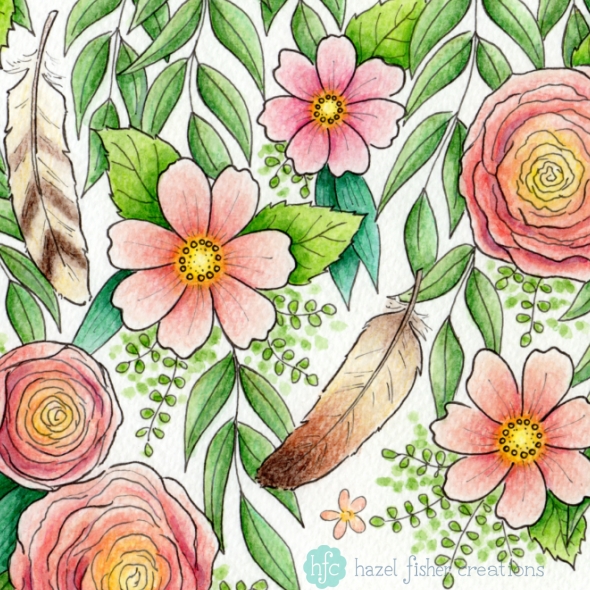 My entry to Spoonflower's tea towel calendar contest, Feathers and Flowers design by Hazel Fisher Creations My entry to Spoonflower's tea towel calendar contest, Feathers and FlowersArrows design by Hazel Fisher Creations