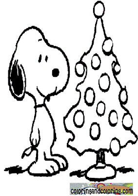 Printable Peanuts Christmas Coloring Pages – Colorings.net