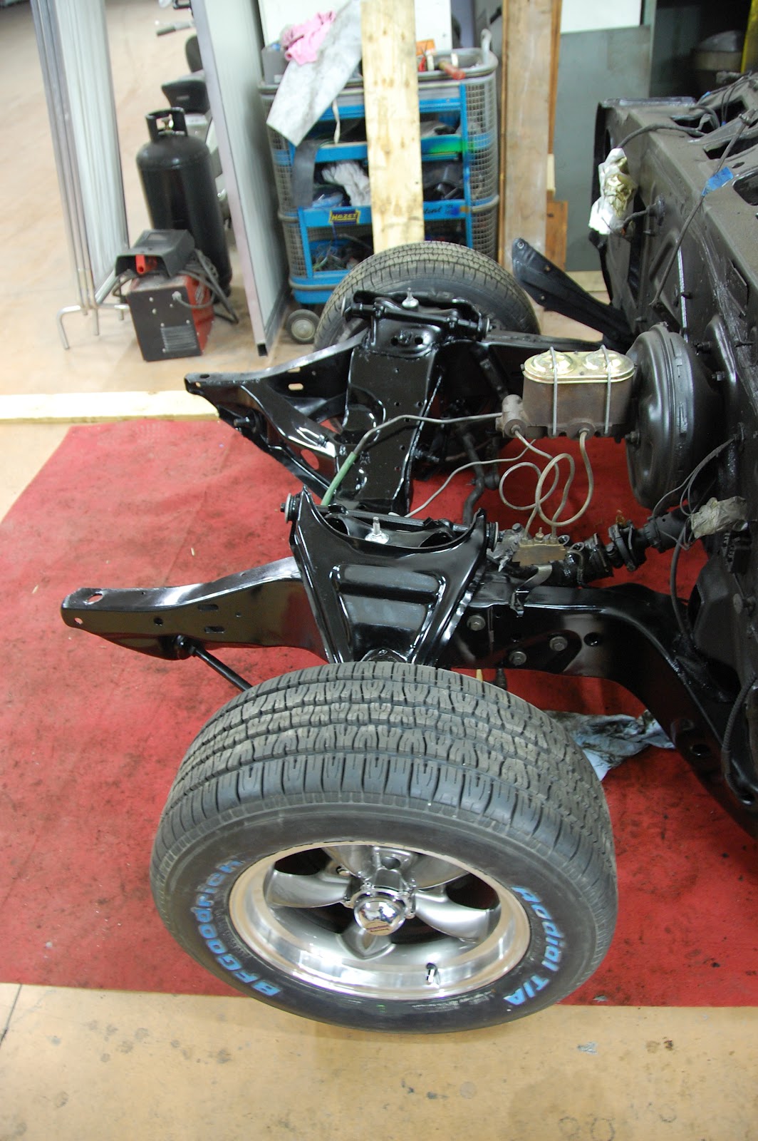 GalasCycles: chevrolet impala ss 1967 - front suspension - restoration