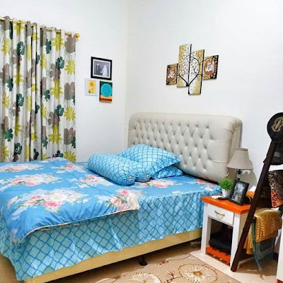 dekorasi kamar tidur warna biru dongker | menghias kamar