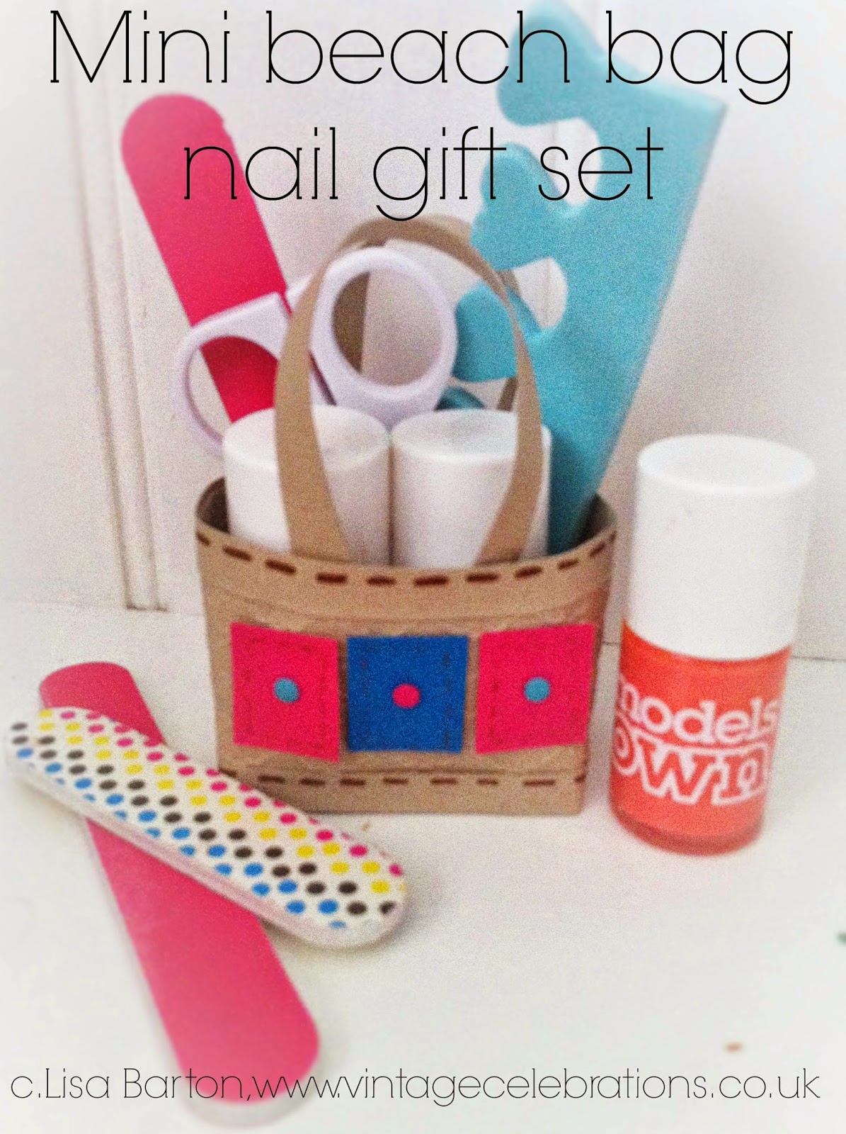 stampin+up+mini+beach+bag+nail+gift+set+by+lisa+barton,+vintage ...