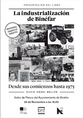 cartel La Industrialización de Binéfar, por Silvia Isabal