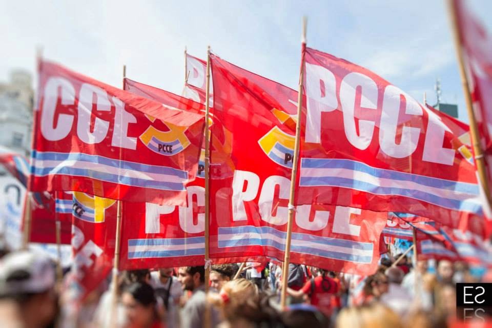 Las banderas del PCCE