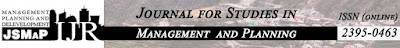 Journal for Studies in Management and Planning Journal for Studies in Management and Planning