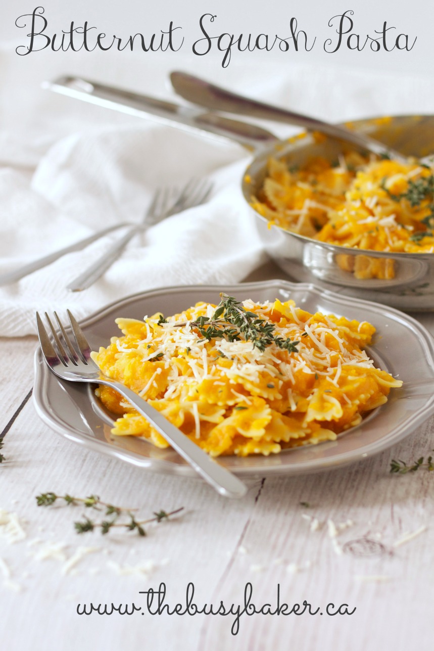 Butternut Squash Pasta - The Busy Baker