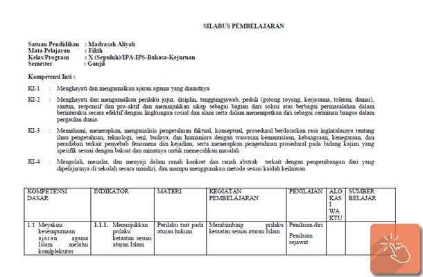 Download Silabus Quran Hadits Ma Kelas Xi Kurikulum 2013