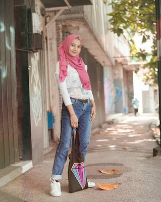 model hijab casual kekinian terbaru