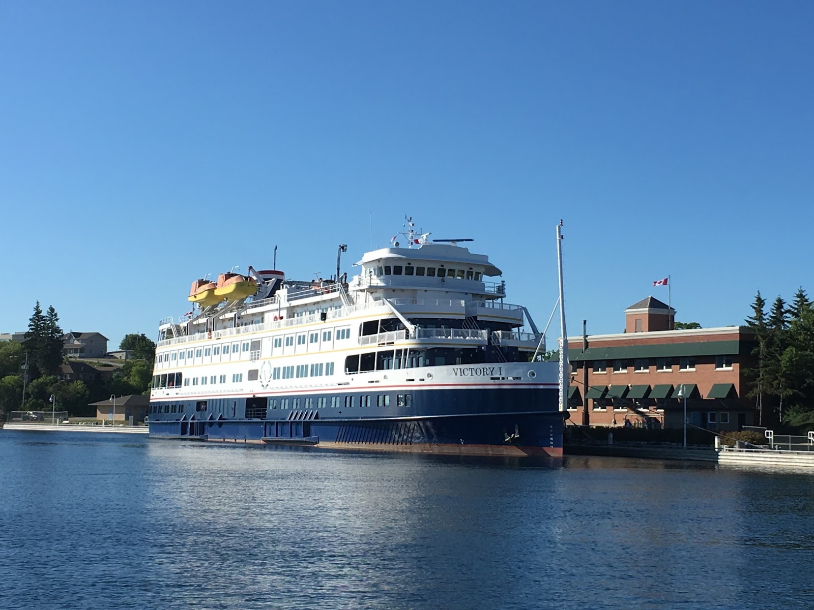 Lucky Us Adventures Day 103 enjoying Little Current, Ontario