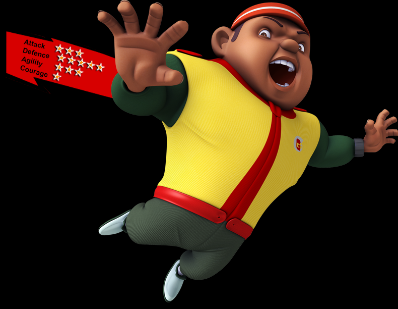 Karakter Karakter Inti Dalam Animasi Boboiboy Happy Kartun