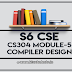CS304 Compiler Design Module-5 Note | S6 CSE