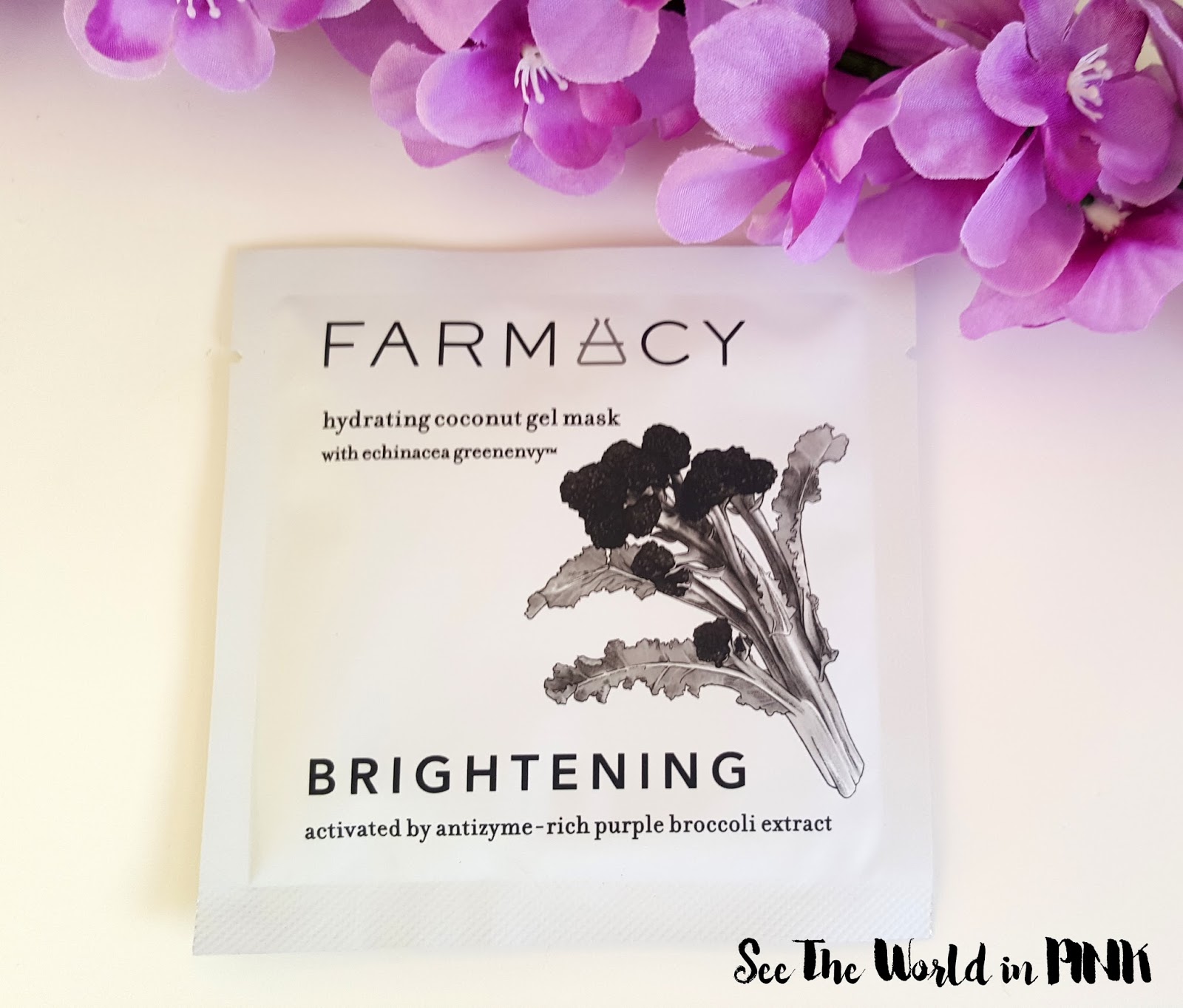 Farmacy Hydrating Coconut Gel Mask "Brightening" (Purple Broccoli) 