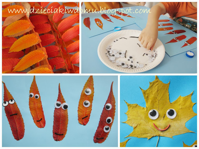 Jesienne Stworki i Potworki z liści Jesienne Stworki i Potworki z liści