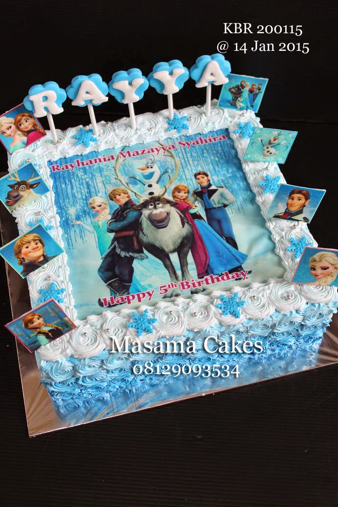 Masama Cakes Frozen Birthday Cake For Rayya....