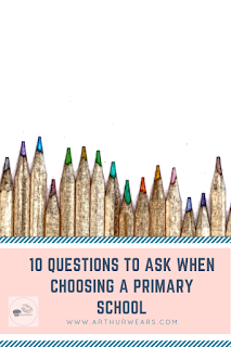 10 questions to ask when choosing a primary school pin