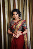 Anupama Parameswaran Gorgeous in Saree Photos TollywoodBlog