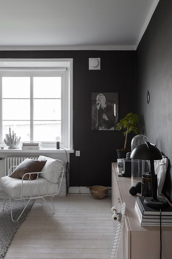 Decorar hogar en color negro