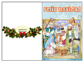 tarjeta de navidad para imprimir