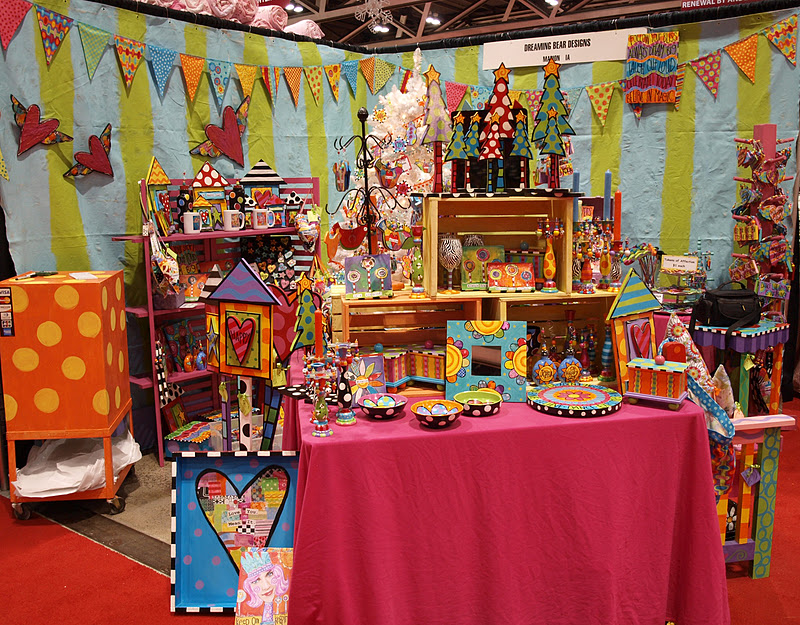 The Dreaming Bear Art Studio Kansas City booth pics!