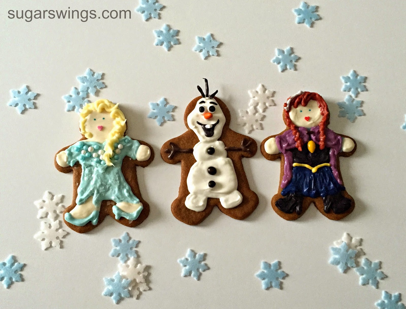 Sugar Swings! Serve Some Disney's Frozen Characters as Gingerbread Men