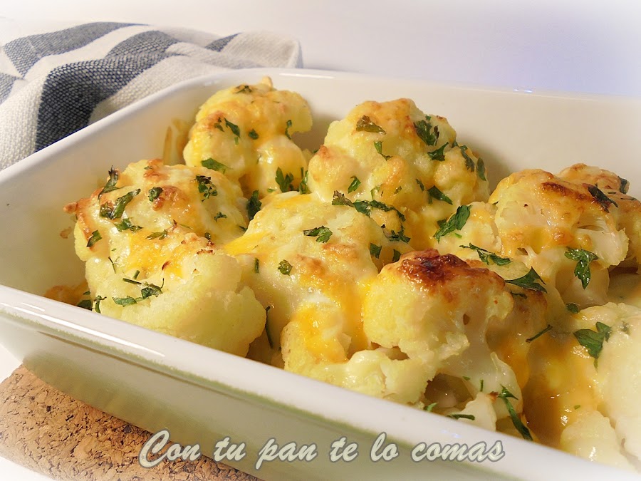 Coliflor gratinada