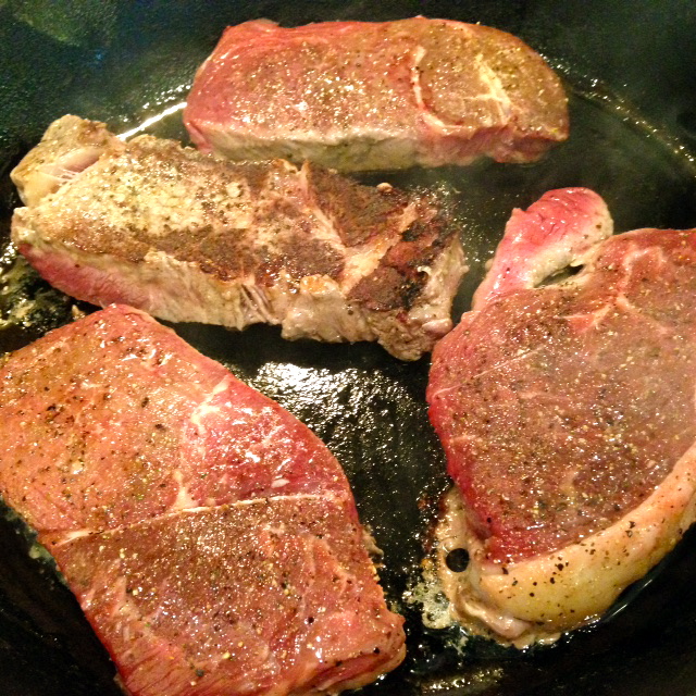 Rita's Recipes Steak with Dijon Cream Pan Sauce