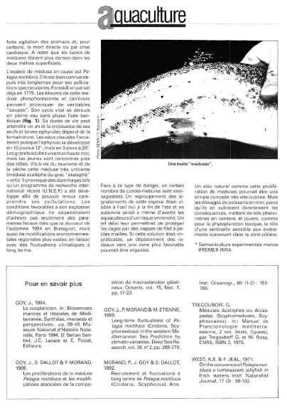 Méduses Revue de presse