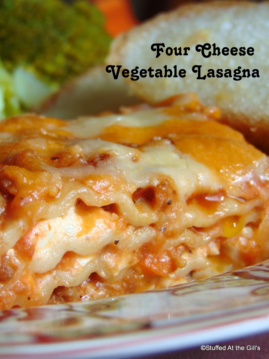 Four Cheese Vegetable Lasagna