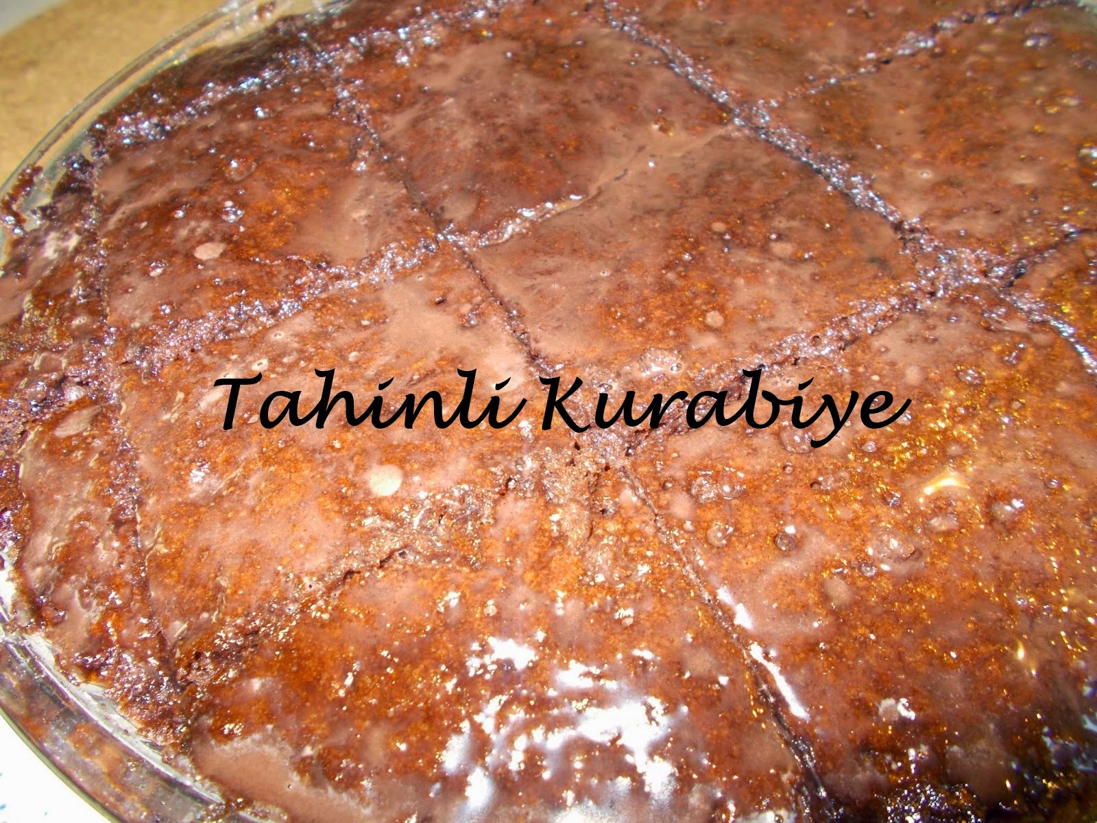 Tahinli Kurabiye MİKRODALGA FIRINDA ISLAK KEK (KUNTA KİNTE)
