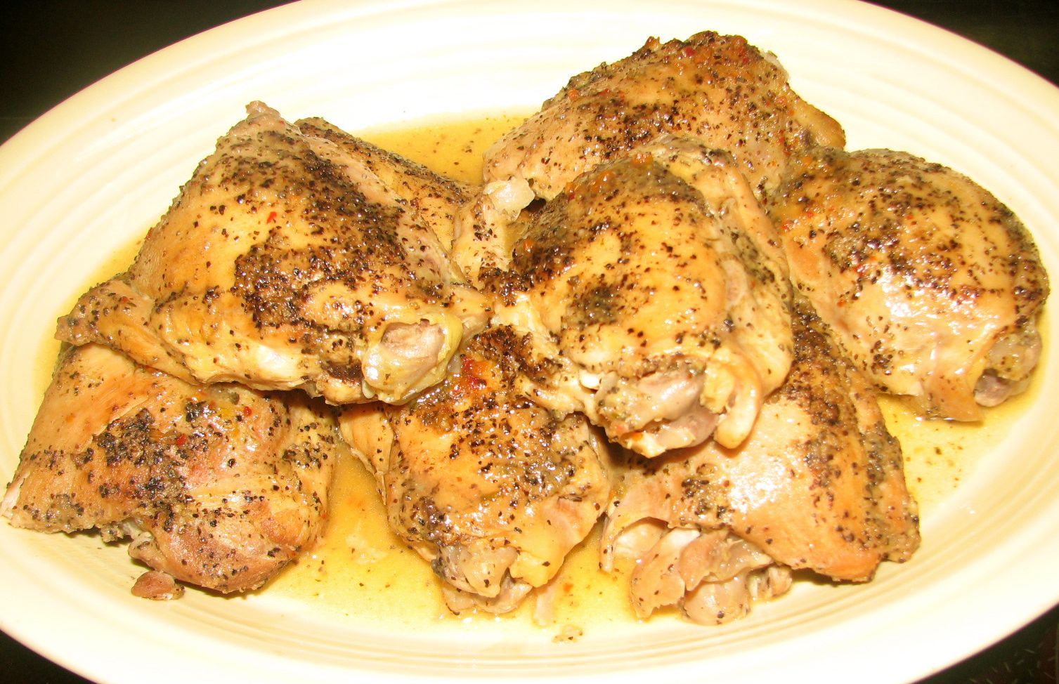 Shel's Kitchen Crock Pot Lemon Pepper Chicken