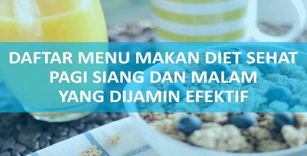 Menu makan malam diet