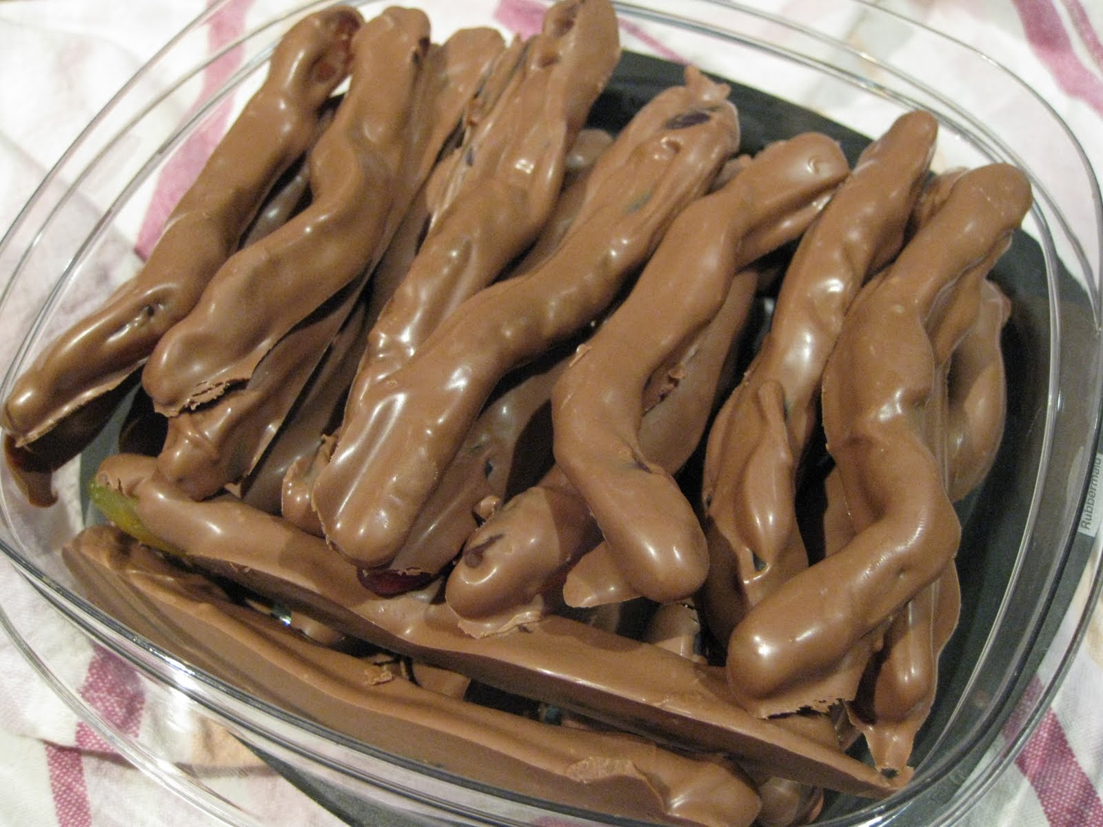 the kitchen minx Chocolatecoated snakes